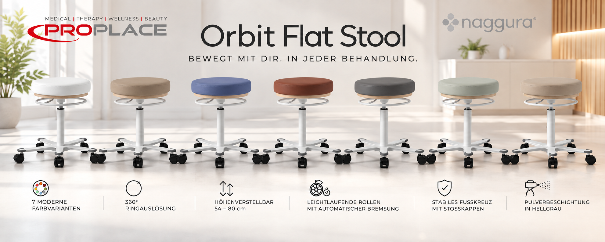 Naggura Arbeitshocker Orbit – Bild 3